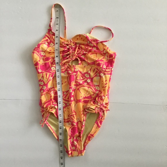 NWOT Swimsuit Girls One Piece Fruit Print Size No Tag - Picture 4 of 7